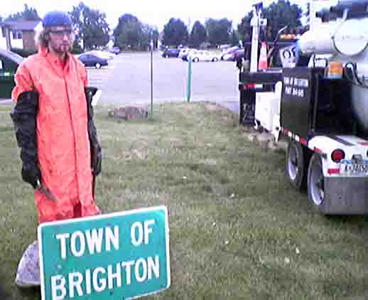 Red Condom Poking (1)